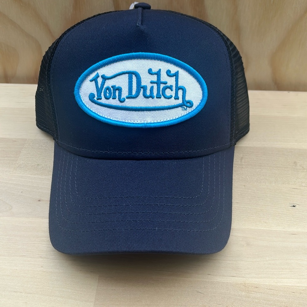 Von Dutch‎ Classic New Trucker Hat Navy Blue